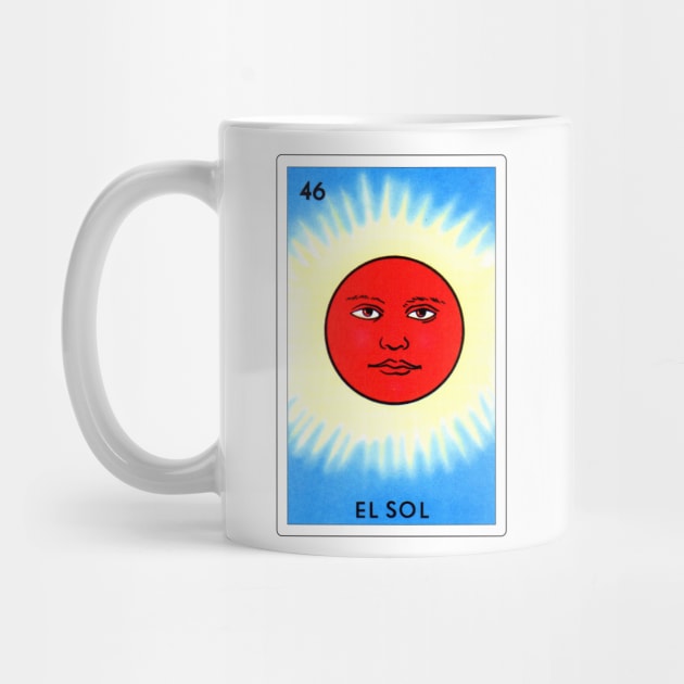 Loteria Mexicana Art - Loteria Mexicana Design - El Sol Gift - Regalo El Sol by HispanicStore